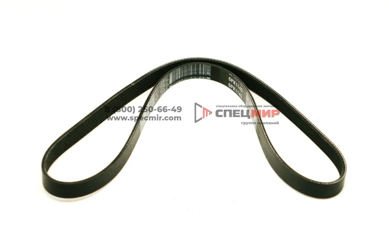 Ремень генератора Cummins 10PK1150 QSK45, QSK60, K50 4066750, 3171732 1