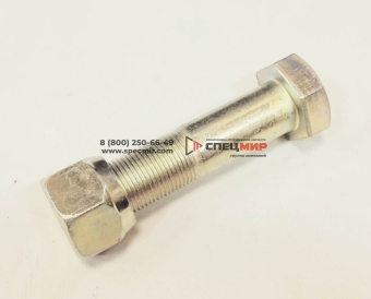 Болт подрессорной подушки (шестигранник) в сборе втулка + гайка HOWO Q218B1285