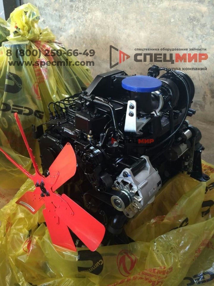 Двигатель в сборе, Cummins 6BTA5.9-C170 (Евро-2) 1