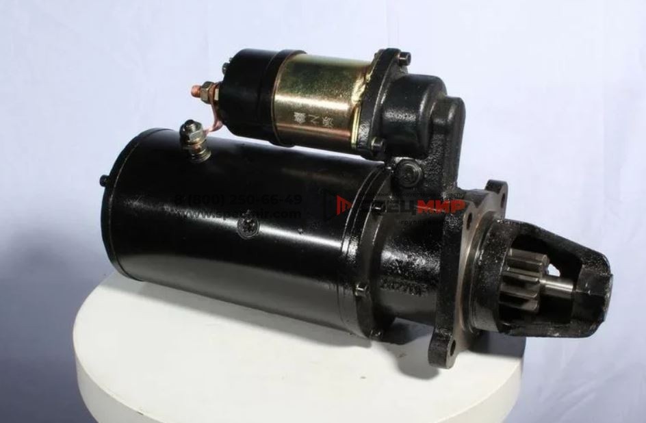 Стартер 10 зуб. двигателя HOWO WEICHAI WD615/WD10 612600090340,QD2827DF  1