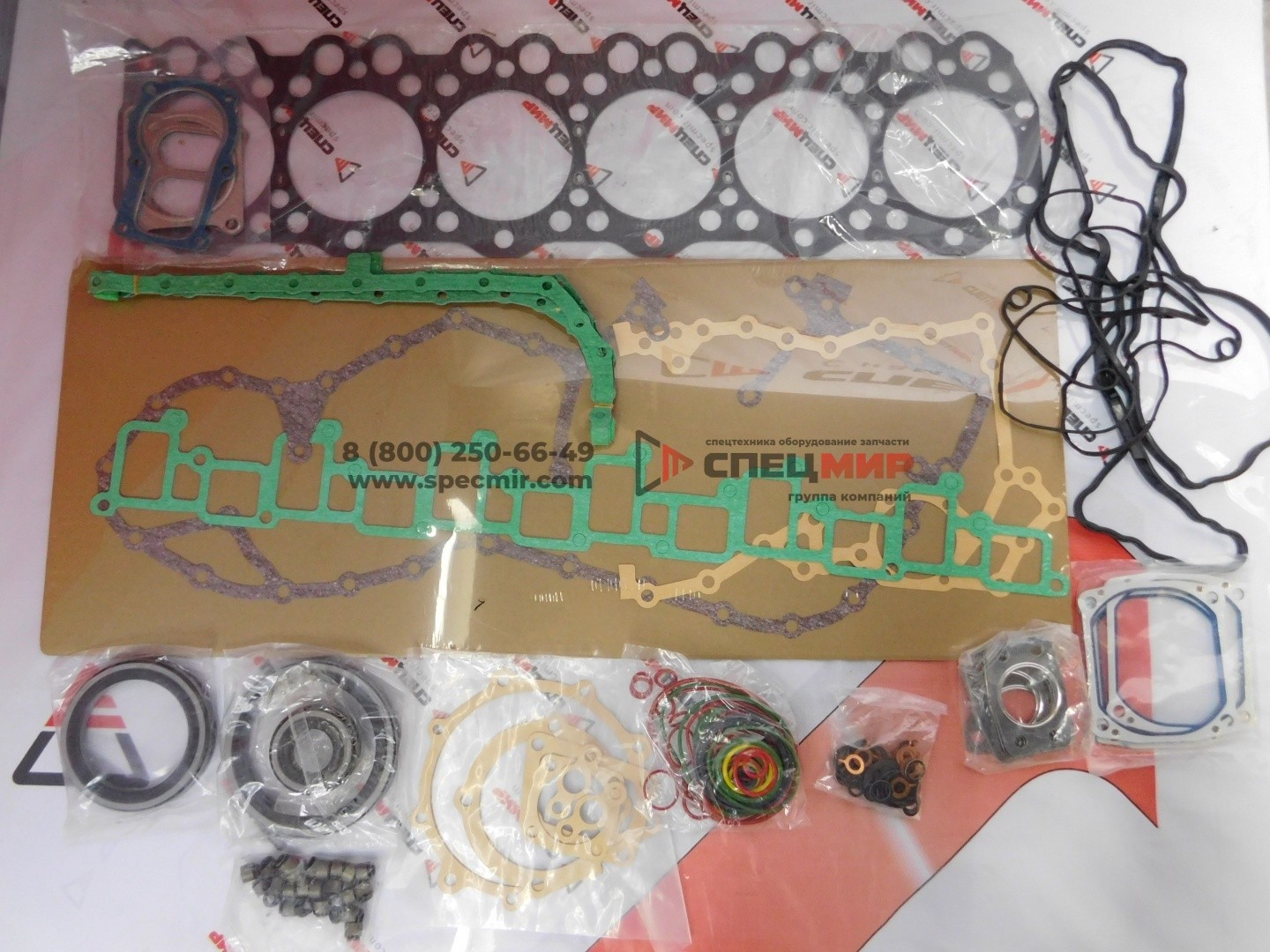 Ремкомплект ДВС SHANTUI (SD16, SD22, SD32), KOMATSU 6D102 6738-K1-1100, 6738-K2-1100 1